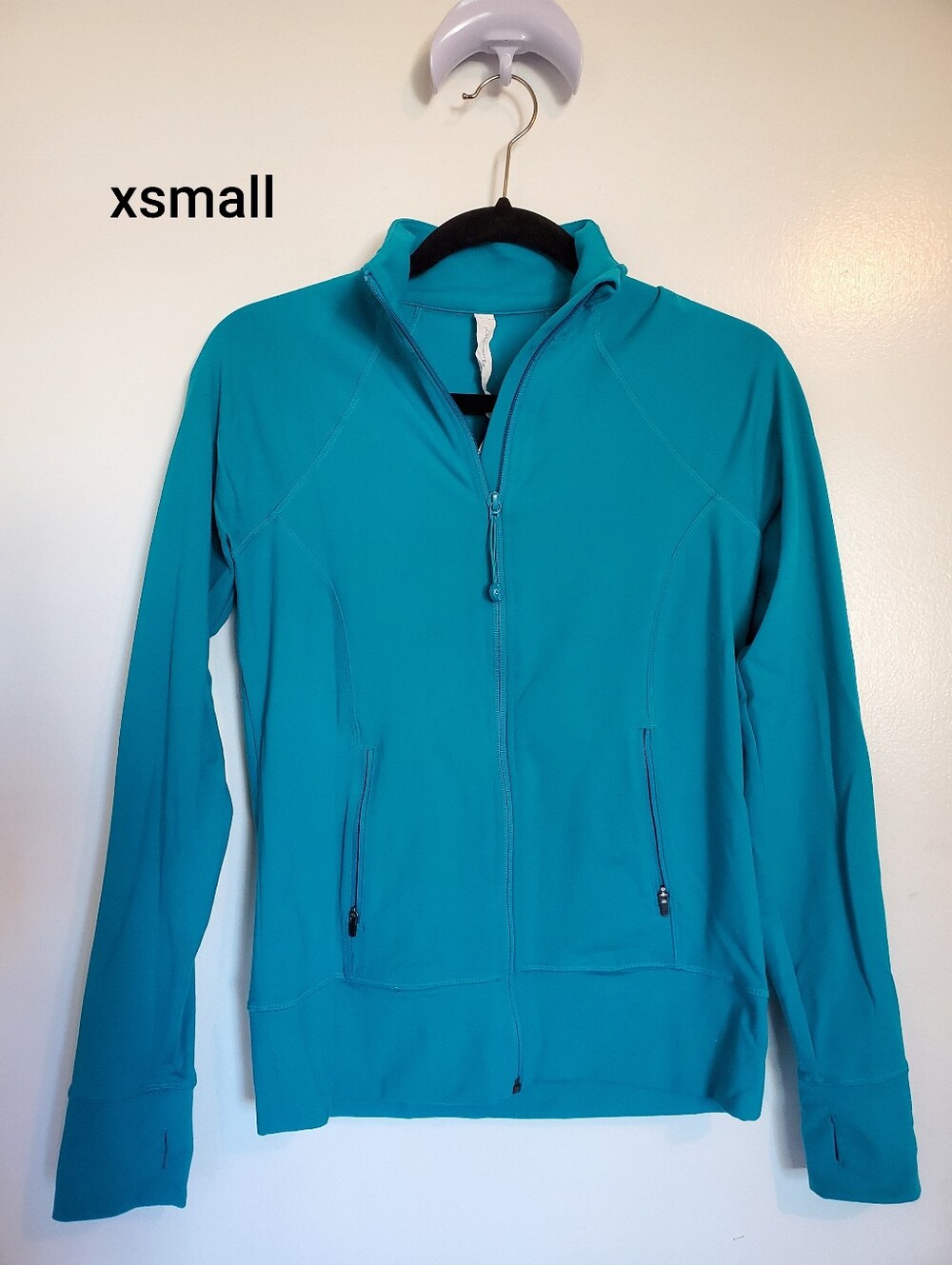 Teal Full-Zip Active Jacket
